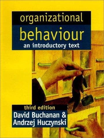 Tapa de Organizational behaviour
