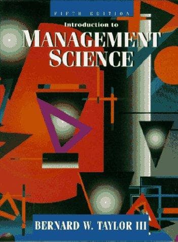 Tapa de Introduction to management science