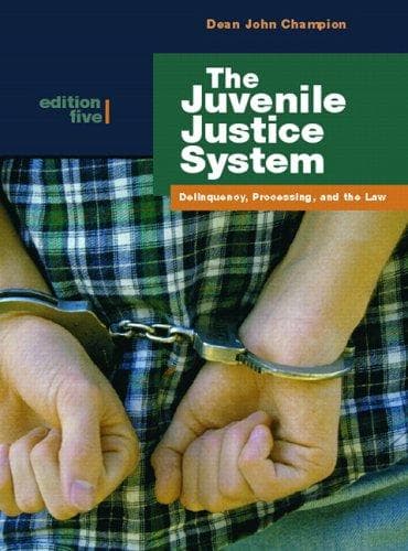Tapa de The Juvenile Justice System