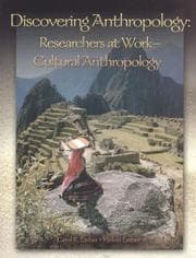 Tapa de Discovering Anthropology