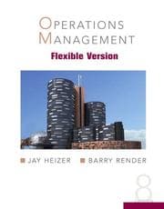 Tapa de Operations Management, Flex Version and Student CD and Lecture Guide
