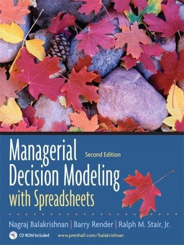 Tapa de Managerial Decision Modeling with Spreadsheets and Student CD Package (2nd Edition)