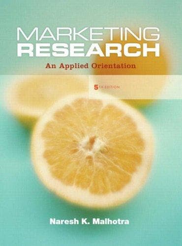 Tapa de Marketing Research (5th Edition)