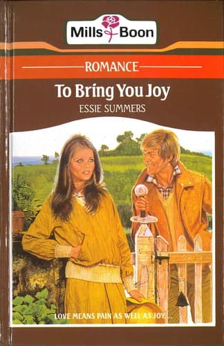 Tapa de To Bring You Joy