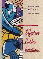 Tapa de Effective public relations