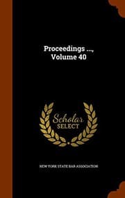 Tapa de Proceedings ..., Volume 40