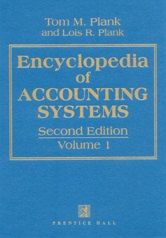 Tapa de Encyclopedia of accounting systems