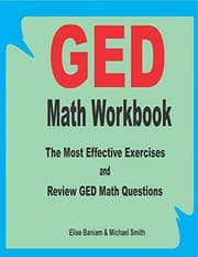 Tapa de GED Math Workbook