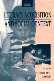 Tapa de Literacy Acquisition and Social Context