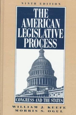 Tapa de The American legislative process