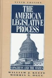 Tapa de The American legislative process