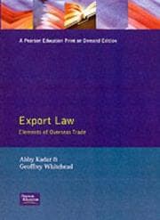 Tapa de Export law