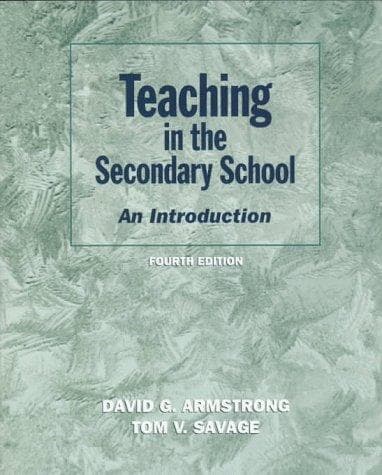 Tapa de Teaching in the Secondary School