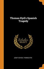Tapa de Thomas Kyd's Spanish Tragedy