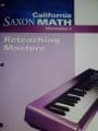 Tapa de Saxon Math Intermediate 4 California