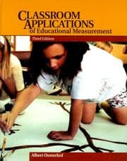 Tapa de Classroom applications of educational measurement