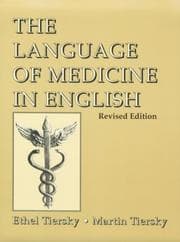 Tapa de The language of medicine in English