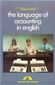 Tapa de Language Of Accounting In English