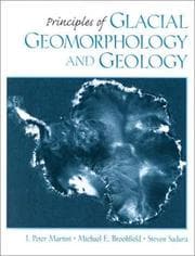 Tapa de Principles of glacial geomorphology and geology