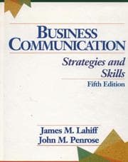 Tapa de Business communication