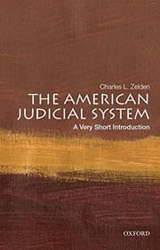 Tapa de The American Judicial System : A Very Short Introduction