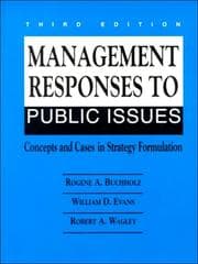 Tapa de Management Responses to Public Issues