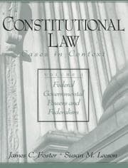 Tapa de Constitutional Law: Cases in Context, Vol. I