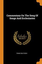 Tapa de Commentary On The Song Of Songs And Ecclesiastes