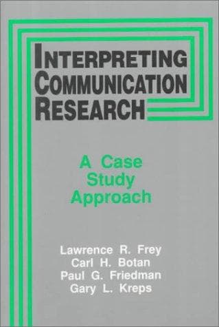 Tapa de Interpreting Communication Research