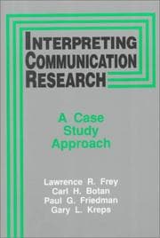 Tapa de Interpreting communication research