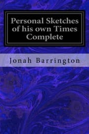Tapa de Personal Sketches of his own Times Complete