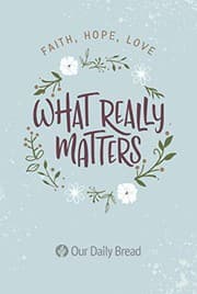 Tapa de What Really Matters : Faith, Hope, Love