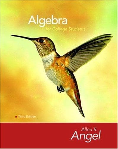 Tapa de Algebra for College Students