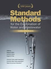 Tapa de Standard Methods for the Examination of Water and Wastewater, 23rd Edition