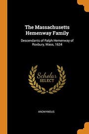 Tapa de The Massachusetts Hemenway Family