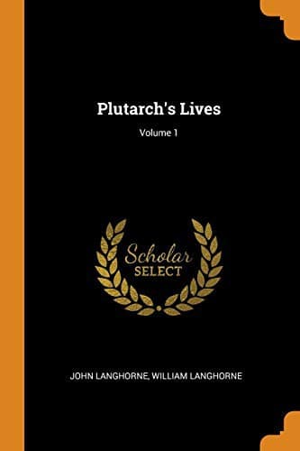 Tapa de Plutarch's Lives; Volume 1