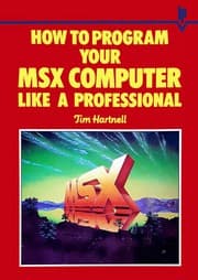 Tapa de How to program your MSX computer like a professional
