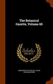Tapa de The Botanical Gazette, Volume 65