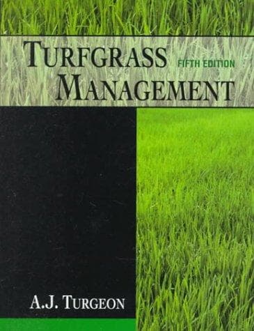 Tapa de Turfgrass management