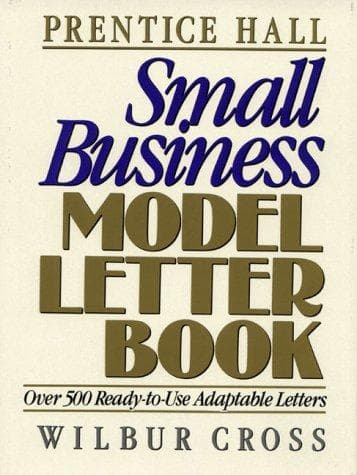 Tapa de Prentice Hall small business model letter book