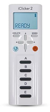 Tapa de iClicker 2 Student Remote