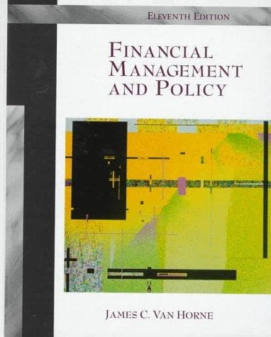 Tapa de Financial management and policy