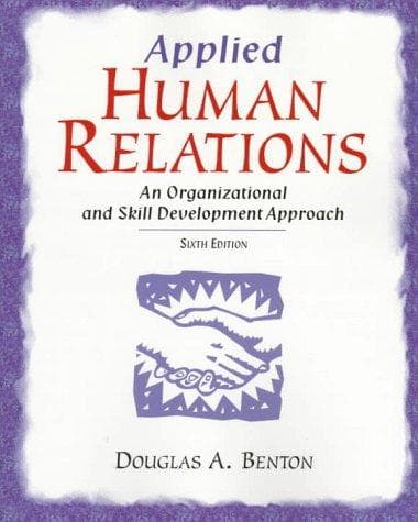 Tapa de Applied Human Relations