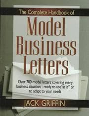 Tapa de The Complete Handbook of Model Business Letters