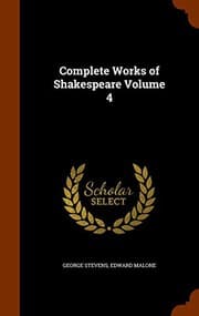 Tapa de Complete Works of Shakespeare Volume 4