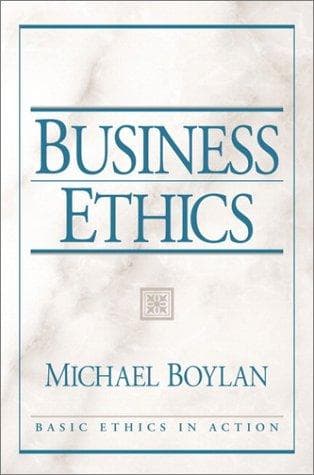 Tapa de Business Ethics
