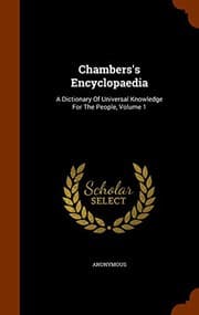 Tapa de Chambers's Encyclopaedia
