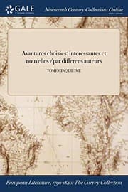 Tapa de Avantures choisies