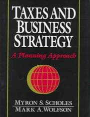 Tapa de Taxes and business strategy