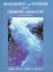Tapa de Measurement and Synthesis in the Chemistry Laboratory